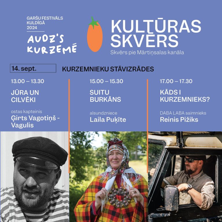 Ar humoru par mums pašiem – Garšu festivāls ”AUDZ’S KURZEMĒ” | KULDĪGA aicina uz kurzemnieku stāvizrādēm