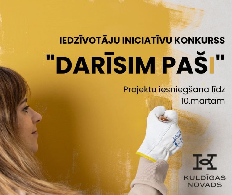 Iedzīvotāju iniciatīvu konkurss “Darīsim paši” 2025